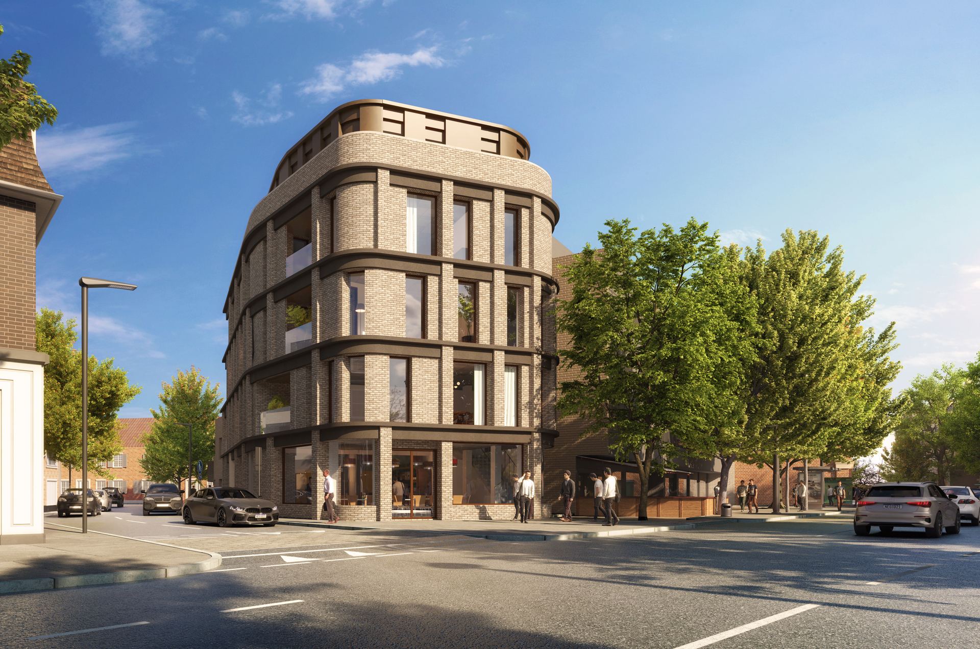 8' to Central — exterior, Ealing, London