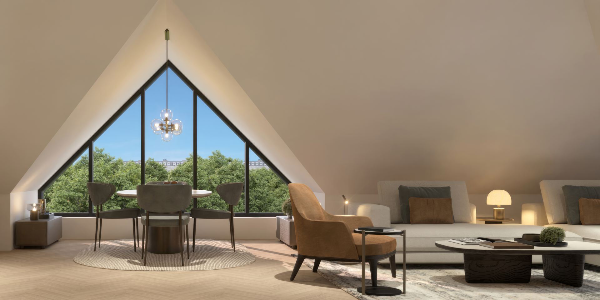 Oh So Close — living and dining area